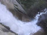 Looking Down Vernal Falls in Yosemite